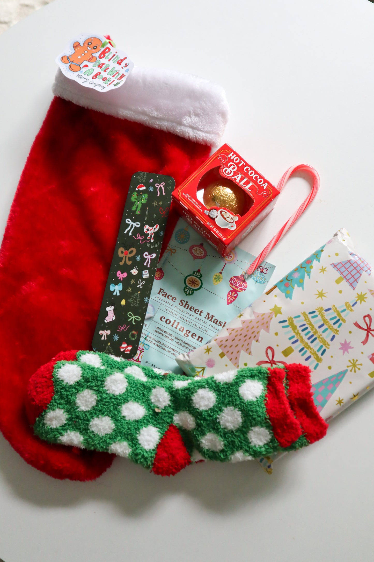 Mystery Book Christmas Stocking