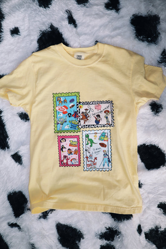 Toy Story Yellow Stamp Tee