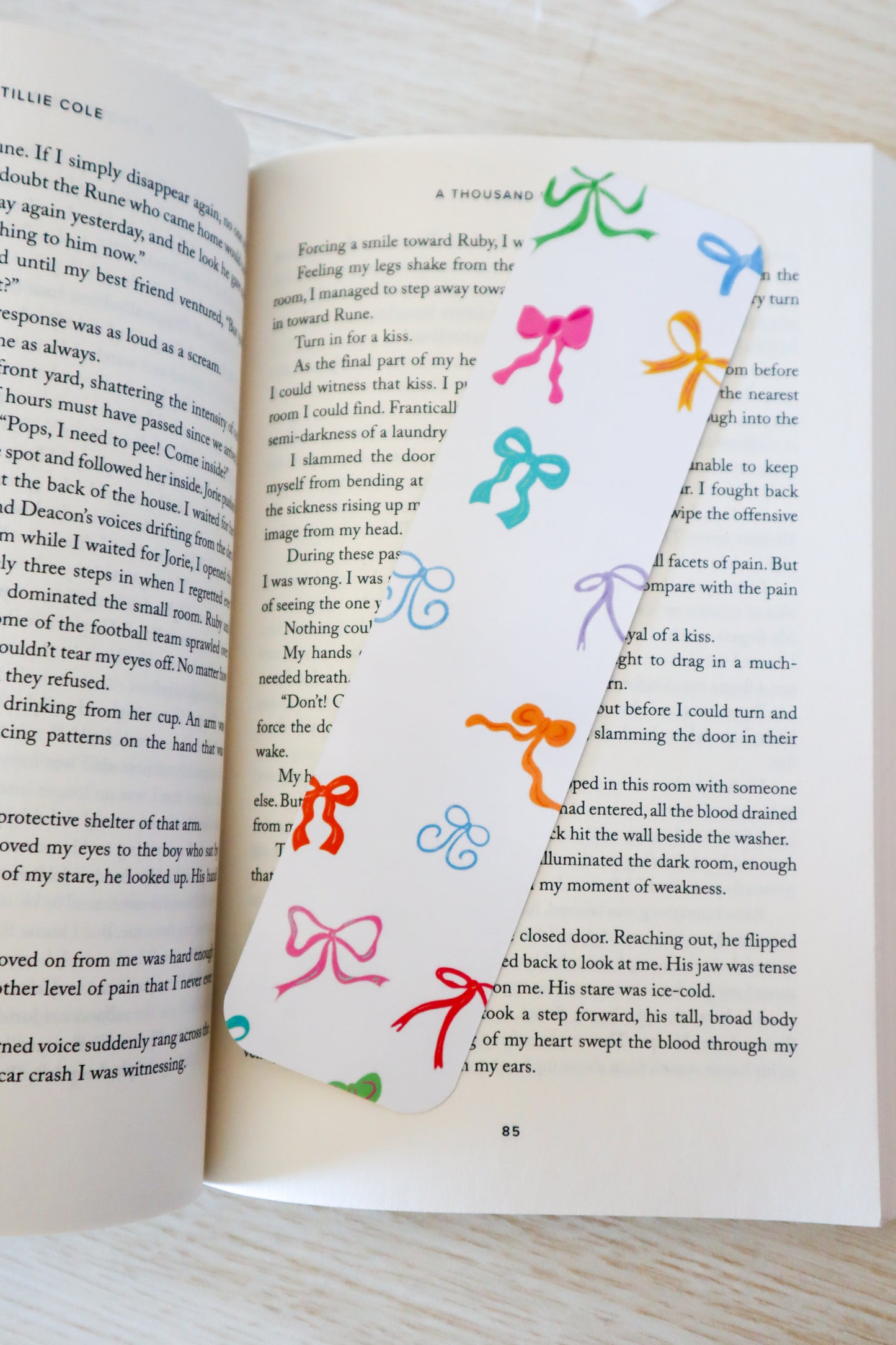 Colorful Bows BookMarks