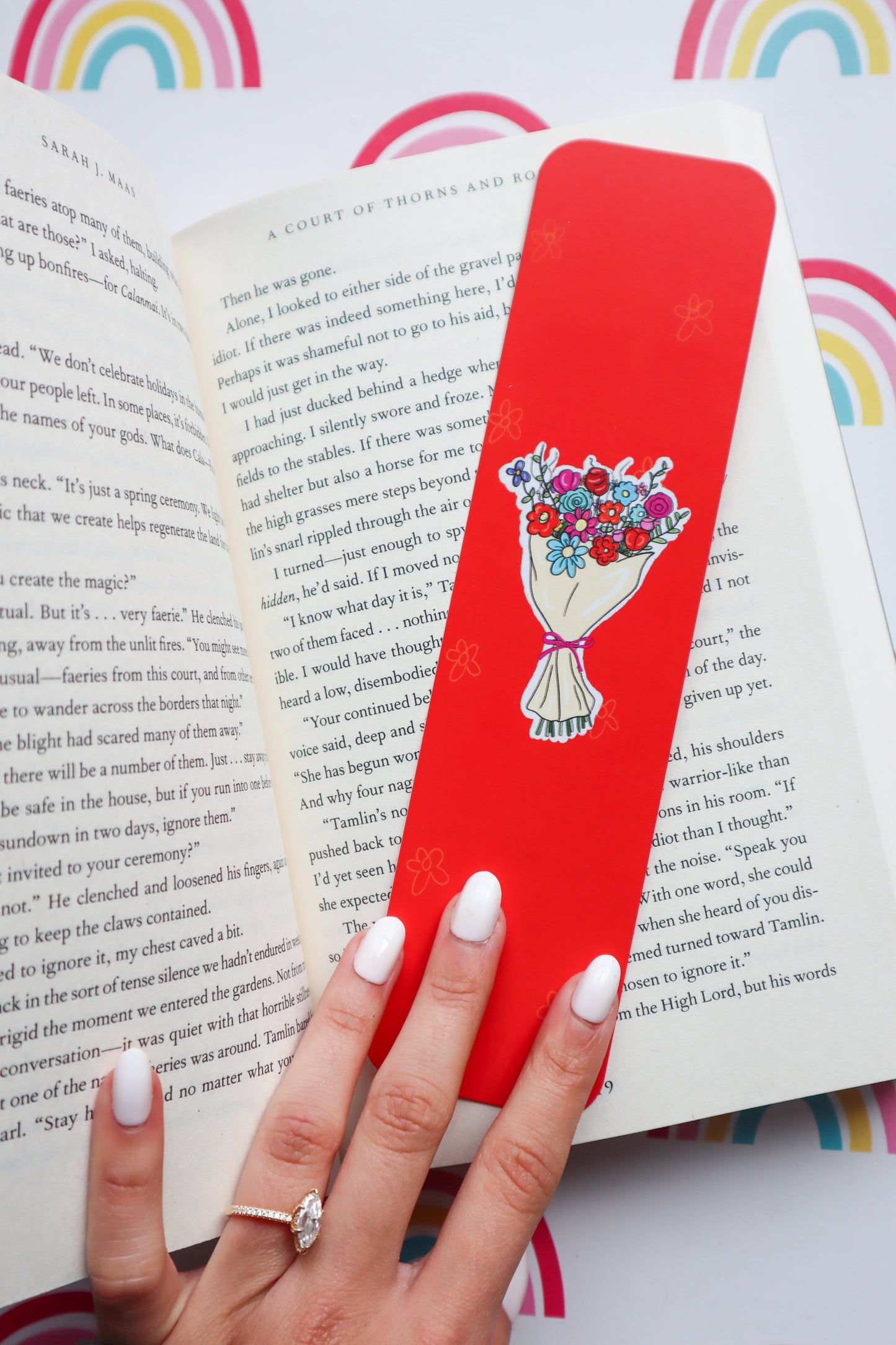 ACOTAR Bouquet BookMark