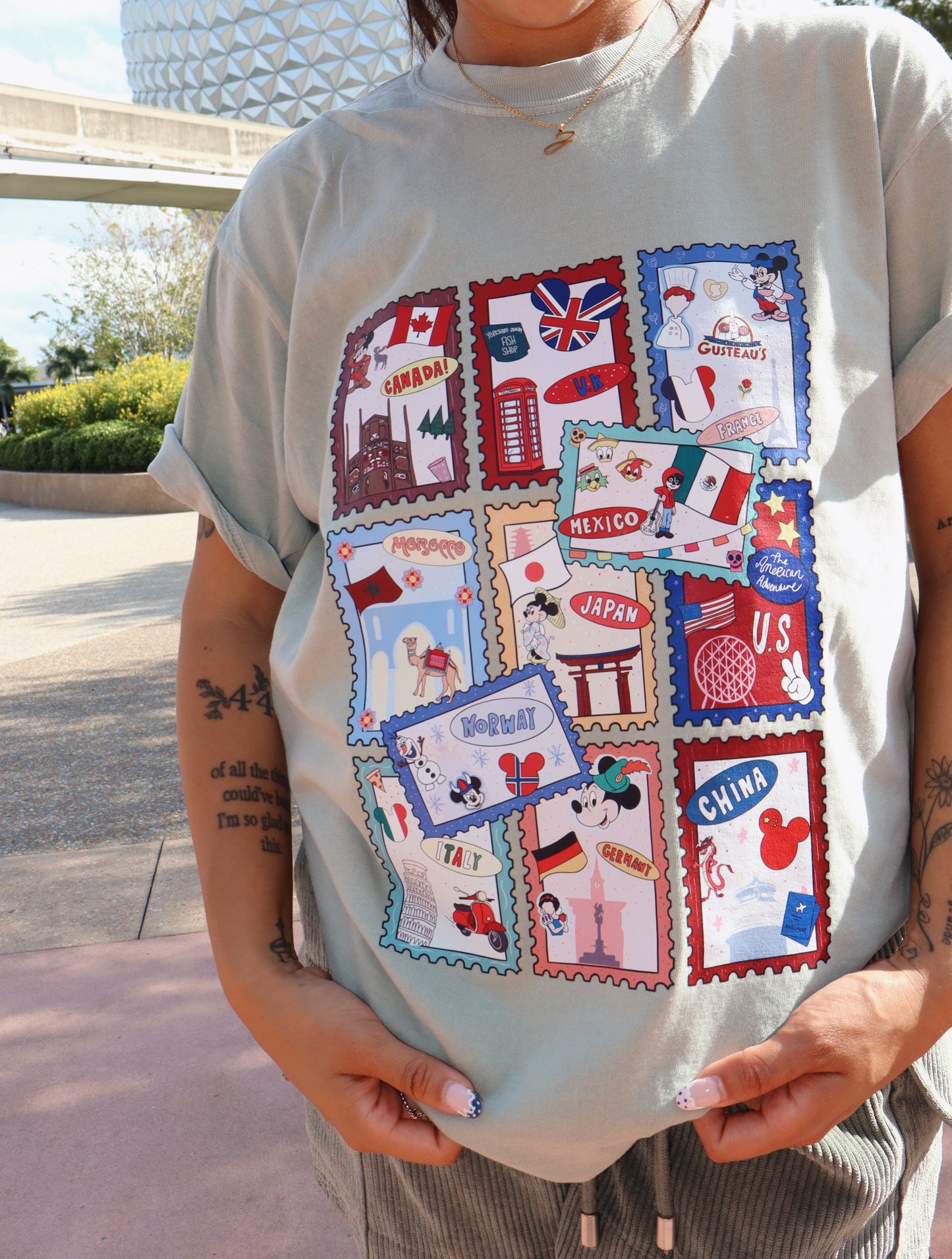 Epcot Stamp Tee