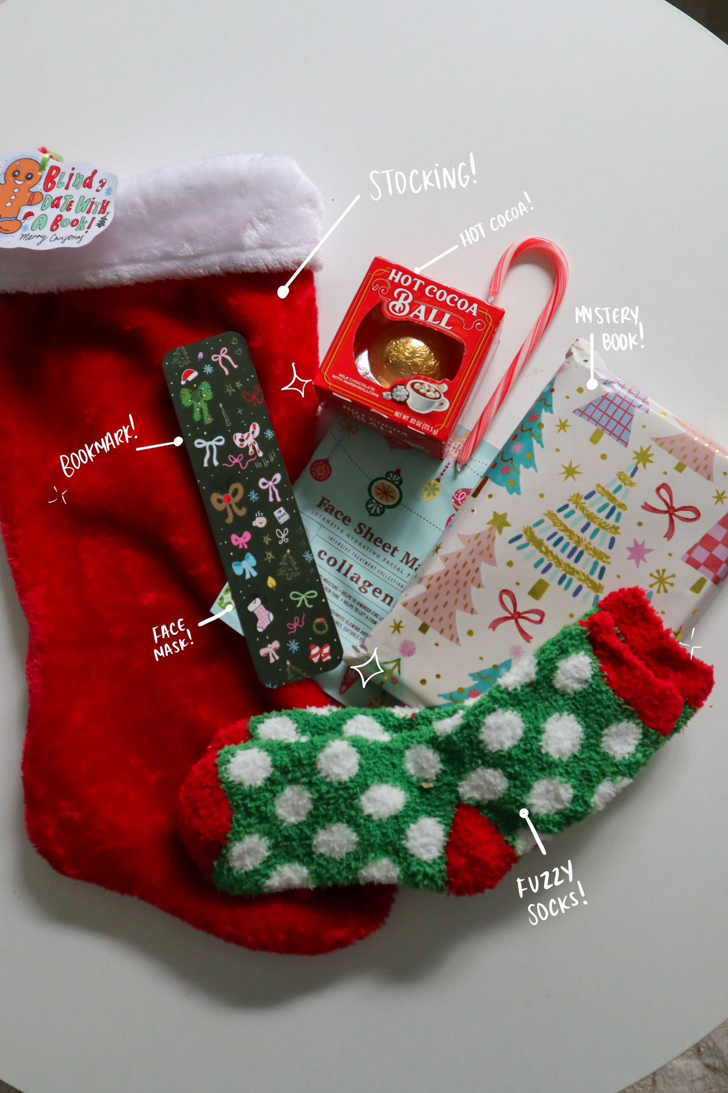 Mystery Book Christmas Stocking