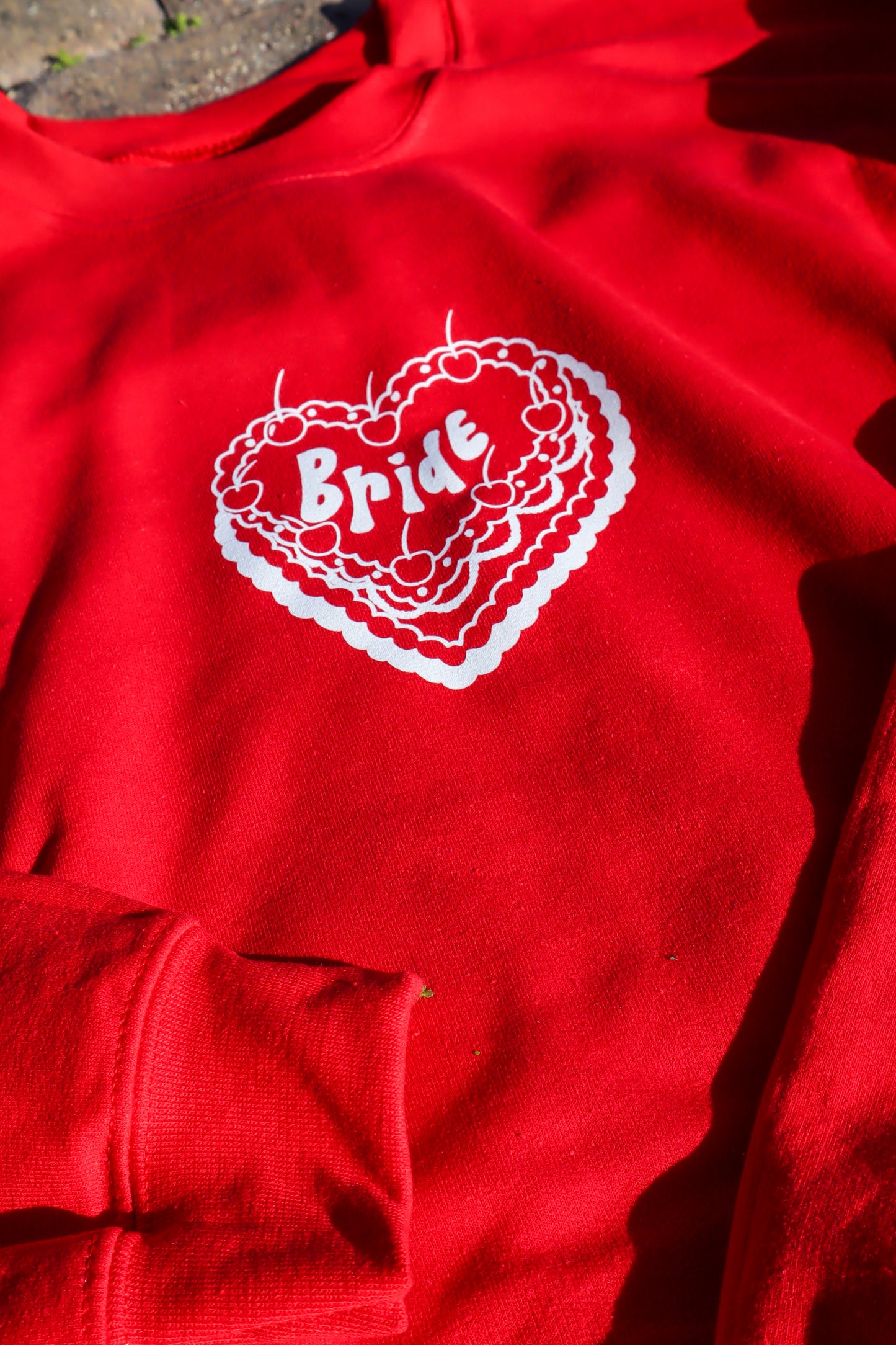 Bride Red Cake Sweatshirt