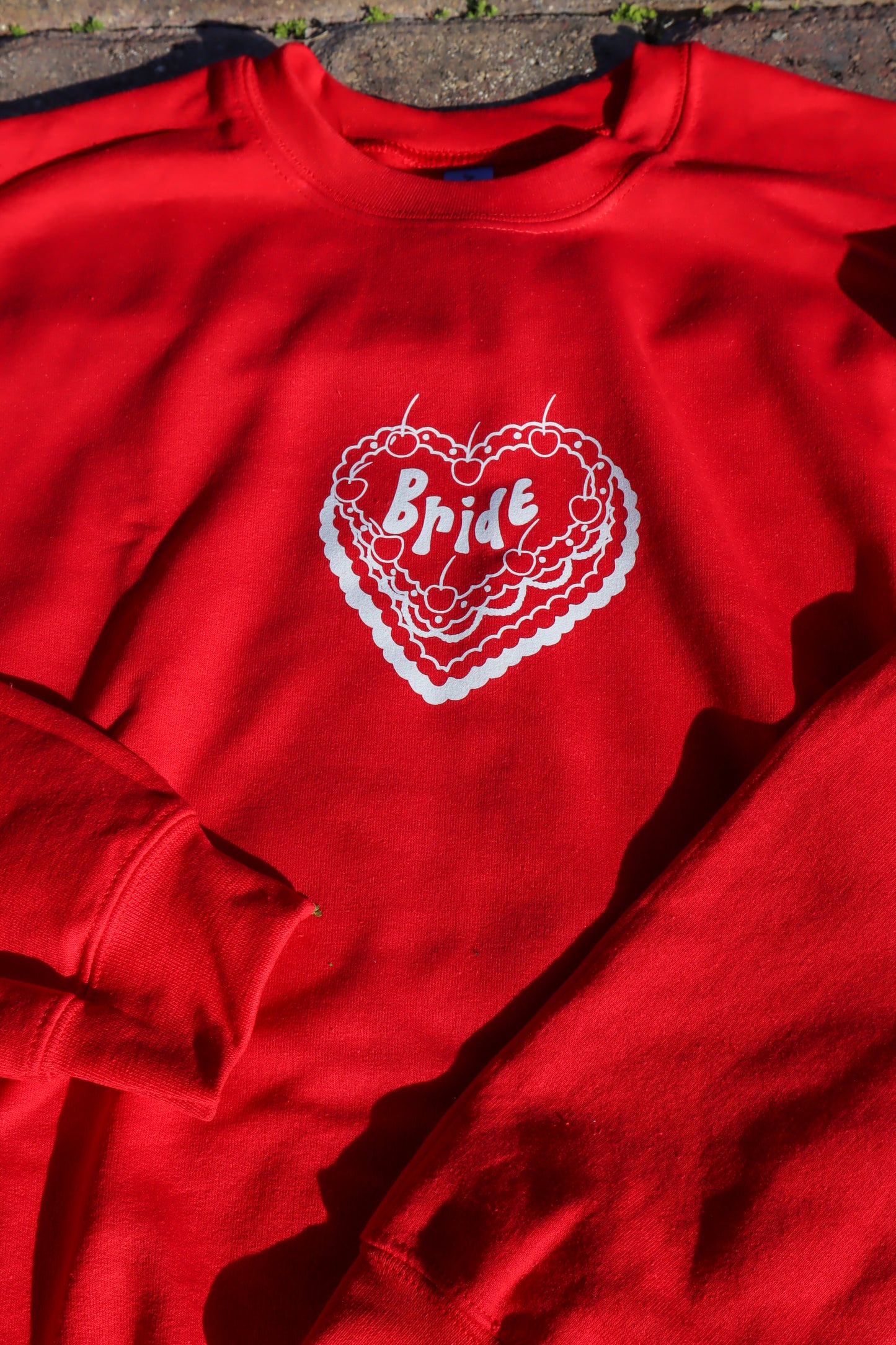 Bride Red Cake Sweatshirt